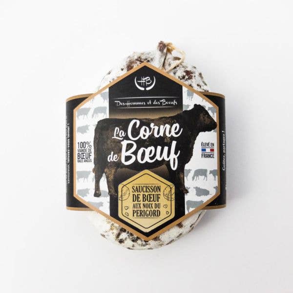 DES HOMMES ET DES BOEUFS - Wholesale Sausage - Angus beef horn with Périgord walnuts - 180 g1