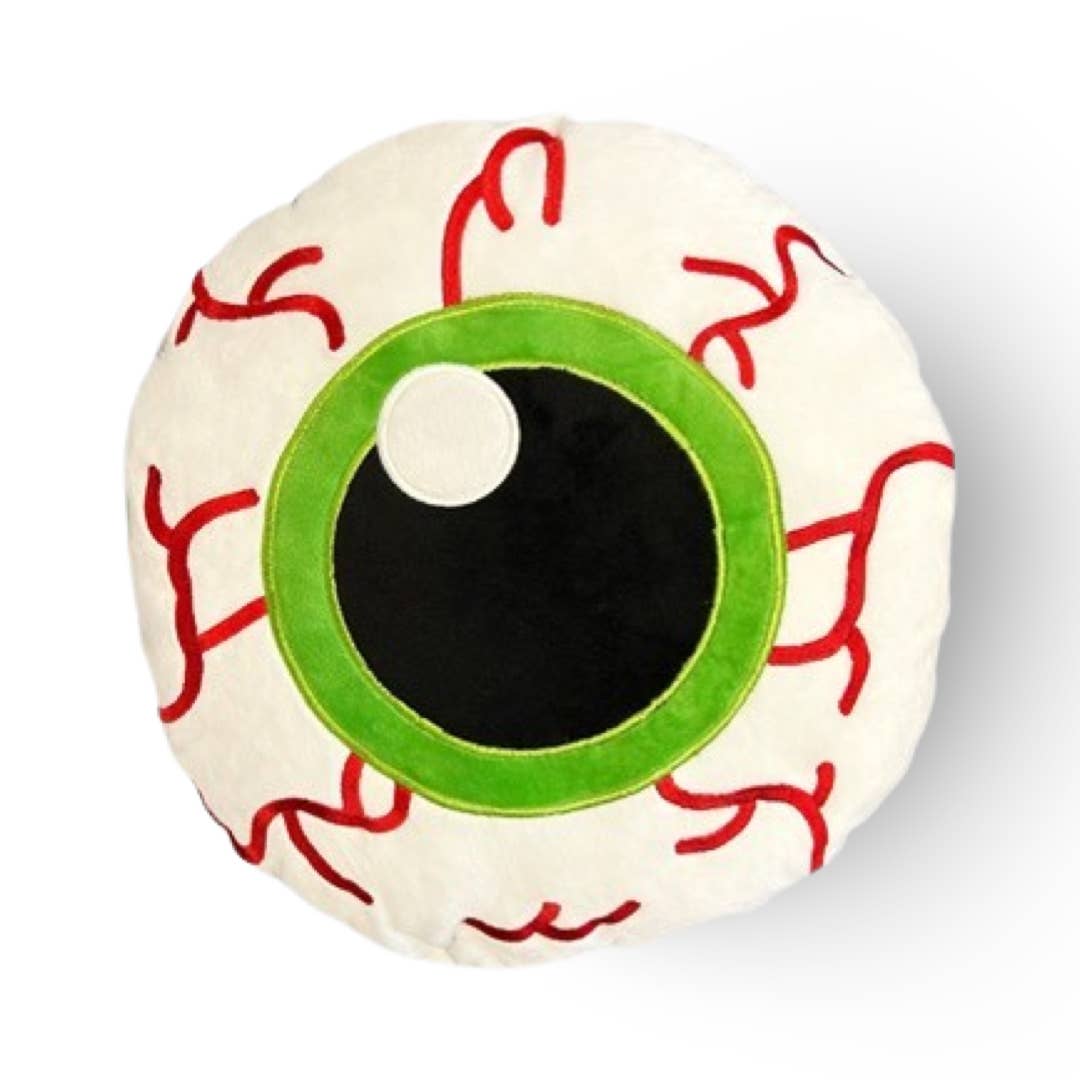 MaterialJill - Wholesale Throw/Decorative Pillow - 12" Eyeball Plush Pillow, Halloween Decor