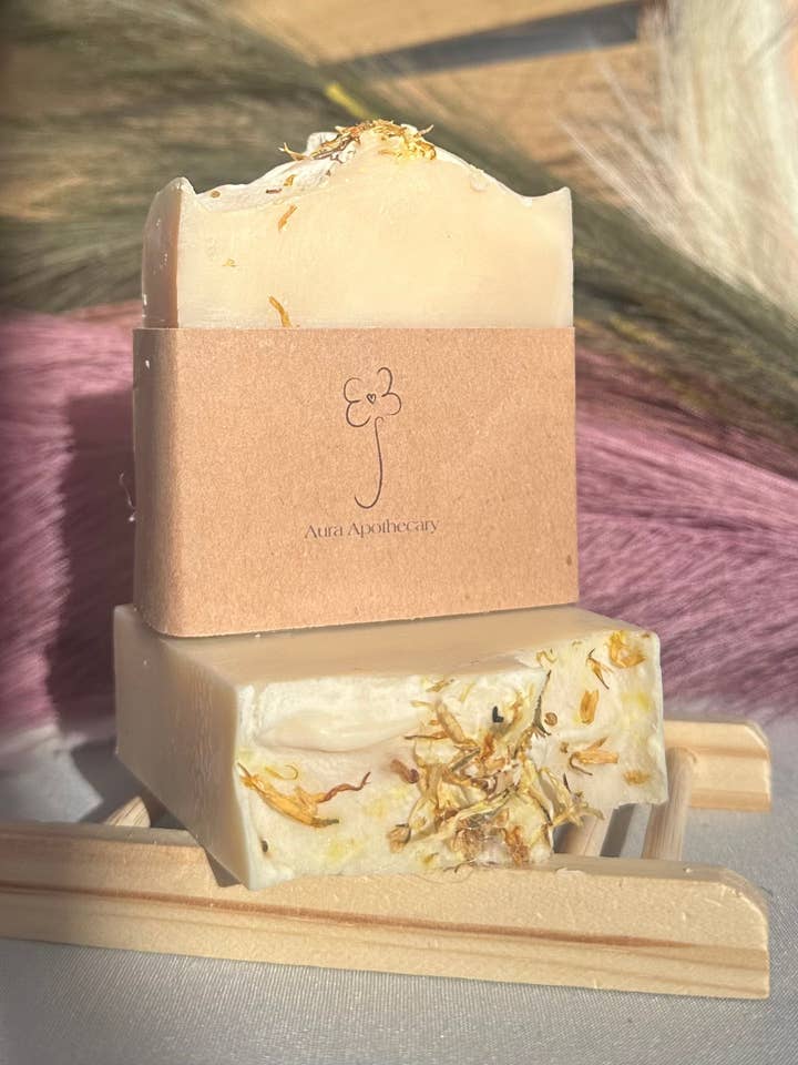 Tallow Soap Bar - Jasmine for wholesale by Aura Apothecary