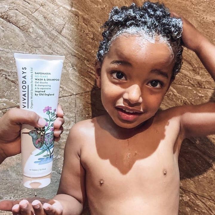 VIVAIODAYS - Wholesale 2-in-1 Shampoo & Body Wash - Baby - Saponaria 2-in-1 NO-TEARS WASH & SHAMPOO 5.1 Fl.Oz.3