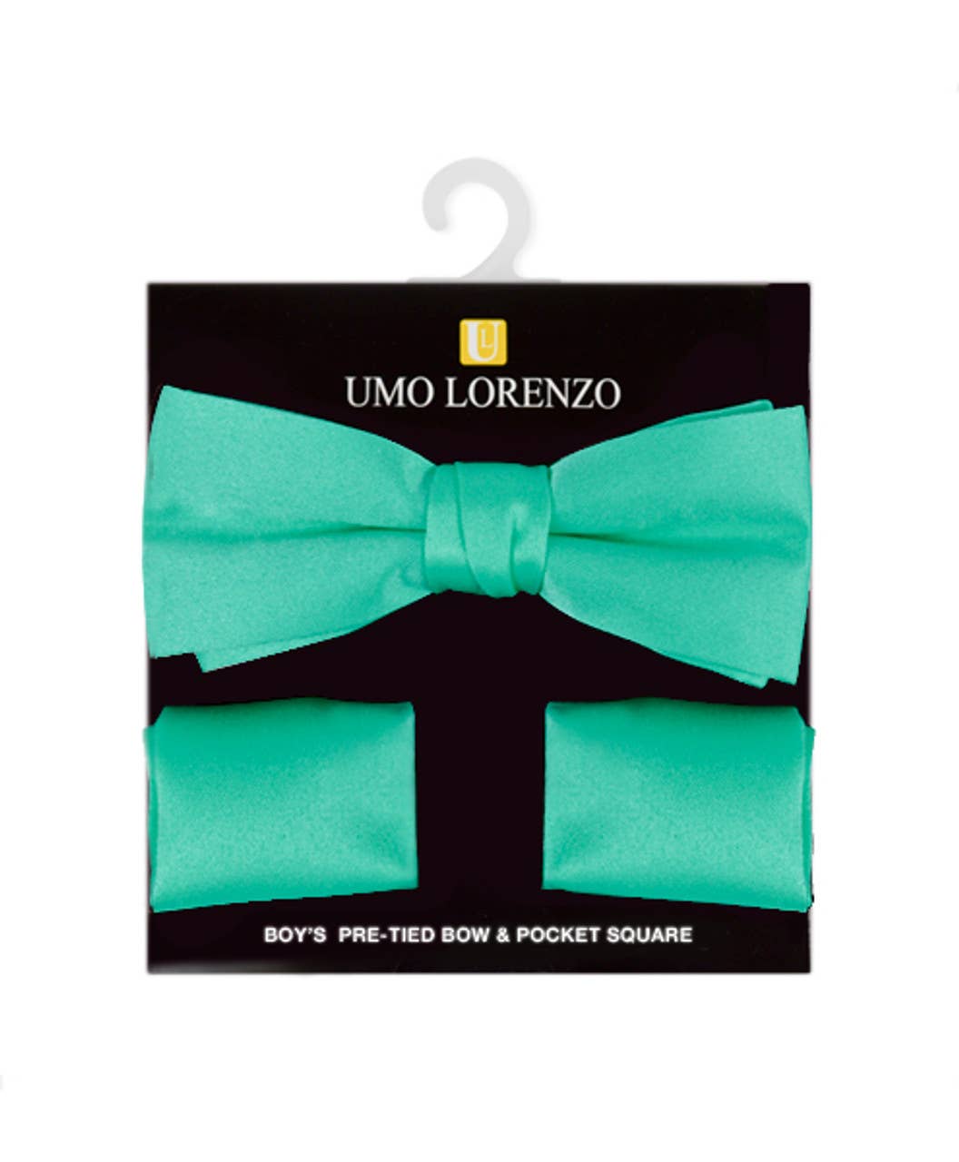 Selini New York - Wholesale Bow Tie - Kids - 100% Poly Satin Boy's Banded Bow Tie and Hanky BBTH13019