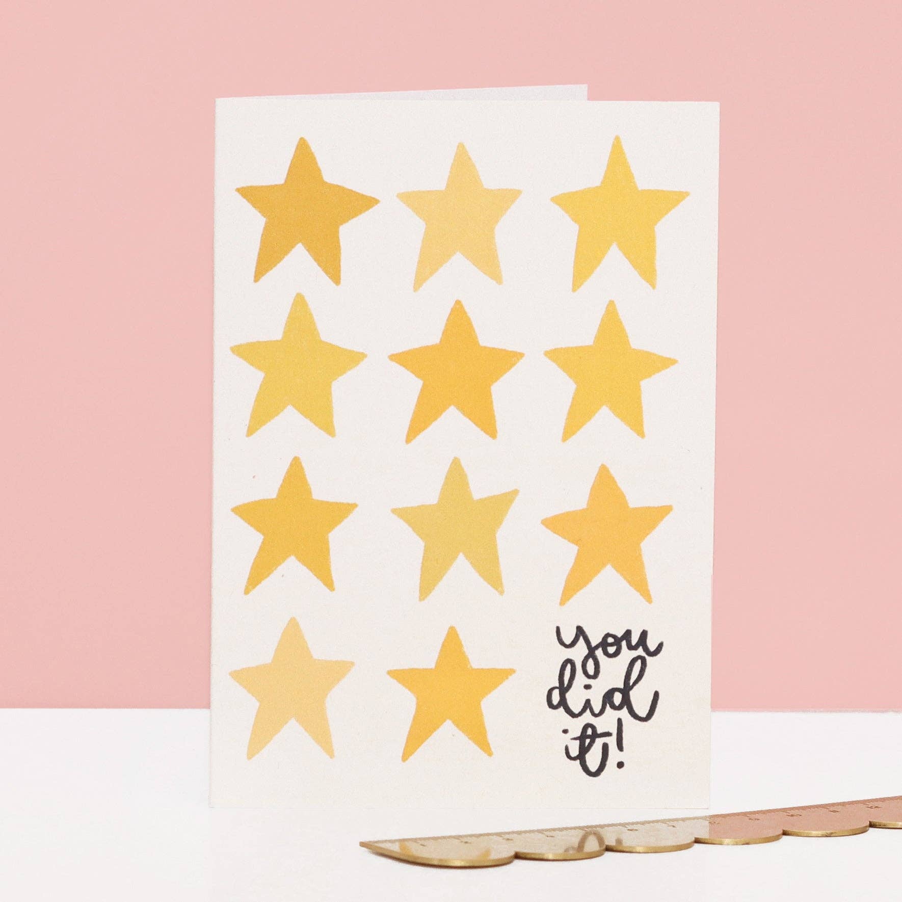 Oh, Laura - Wholesale Congratulations Card - greeting card - 'you did it!'2