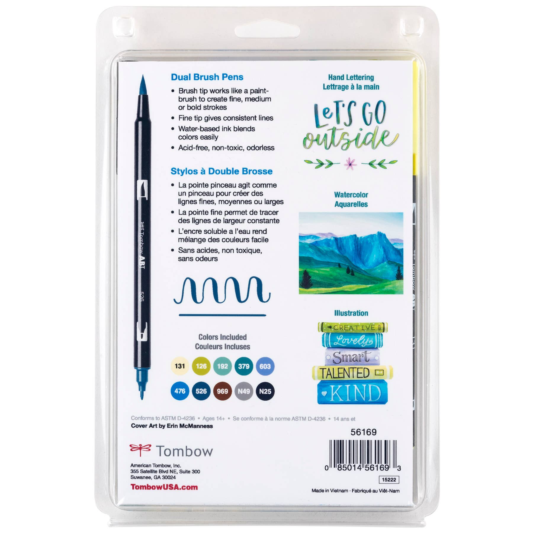 Tombow - Wholesale Marker - Dual Brush Pen Art Markers: Landscape - 10-Pack9
