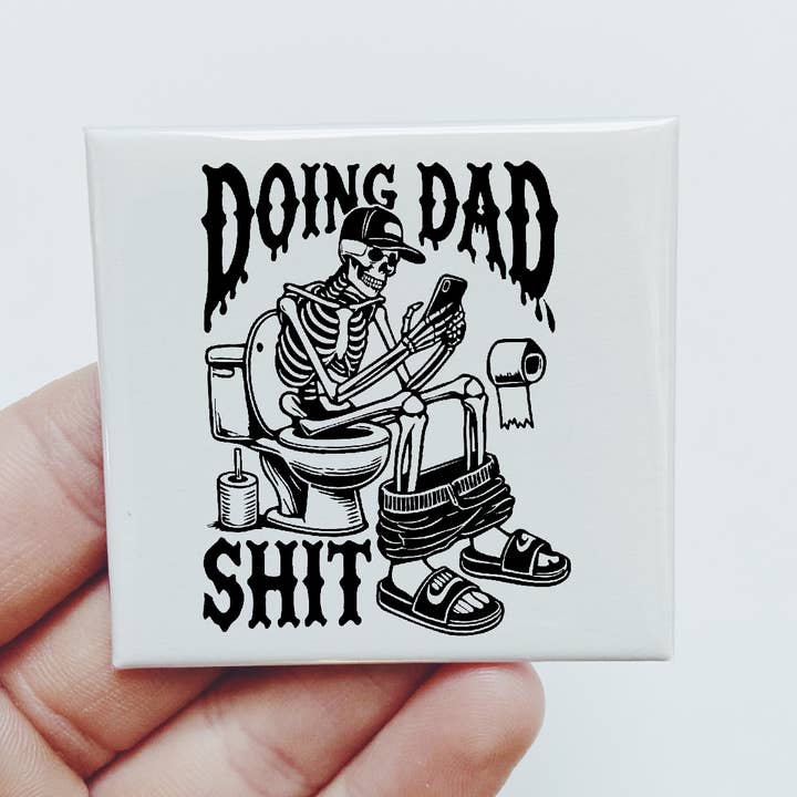 Papa Dingen Doen Magneet Vaderdag Vader Cadeau Grappig voor wholesale door Sassper Goods