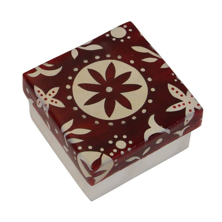 Beachcombers - Wholesale Jewelry Box/Organizer - SALE Christmas Festive Capiz Coastal Trinket Box0