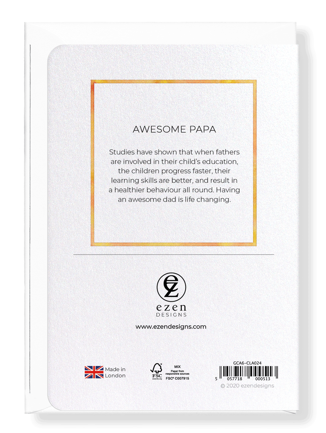 Ezen Trade – wholesale Father’s Day card – AWESOME PAPA: Greeting Card1