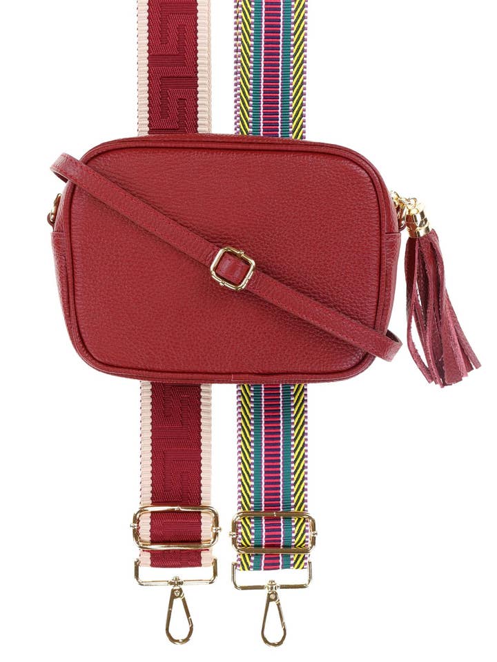 Tassle Crossbody Leather Camera Bag for wholesale by Cadenza Italy Ltd