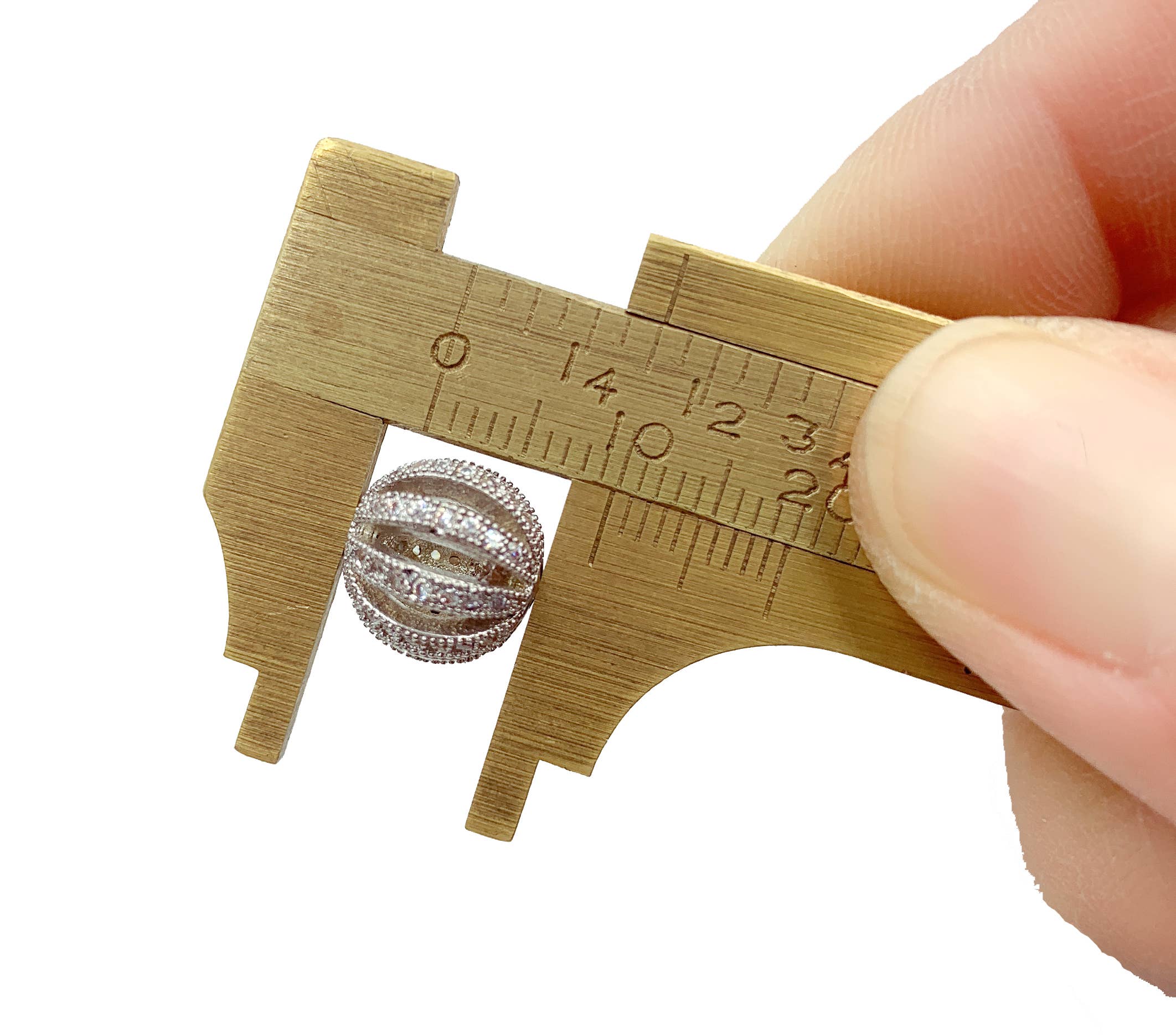 findings4uGem - Wholesale Craft Supplies - Round Cage Beads in Gold Filled, Jewelry Making, BD0251