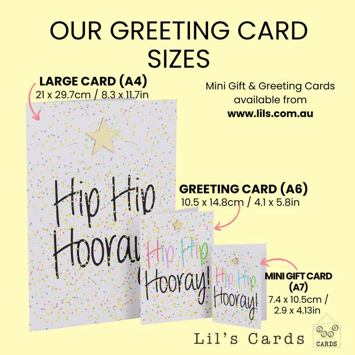 Lil's Cards - Wholesale Goodbye Card - Farewell Card for Colleague - Au Revoir! Adios! Good Bye!