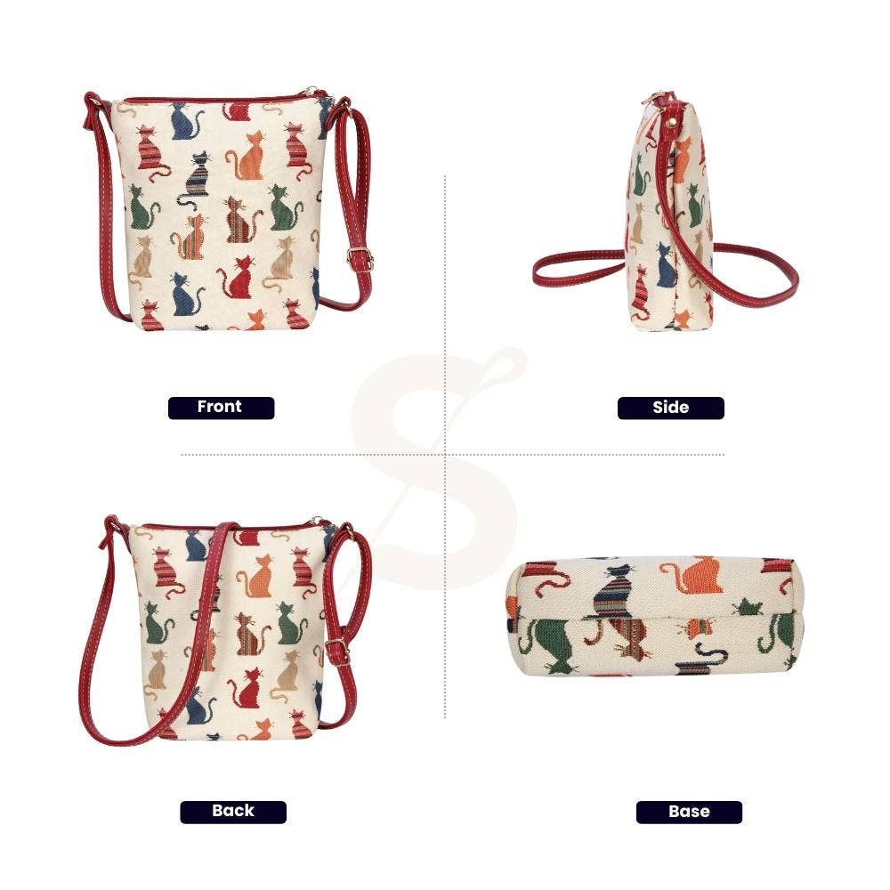 SignareArt - Wholesale Crossbody Bag - Women's - SLING-CHEKY | CHEEKY CAT SLING BAG PURSE CROSSBODY1
