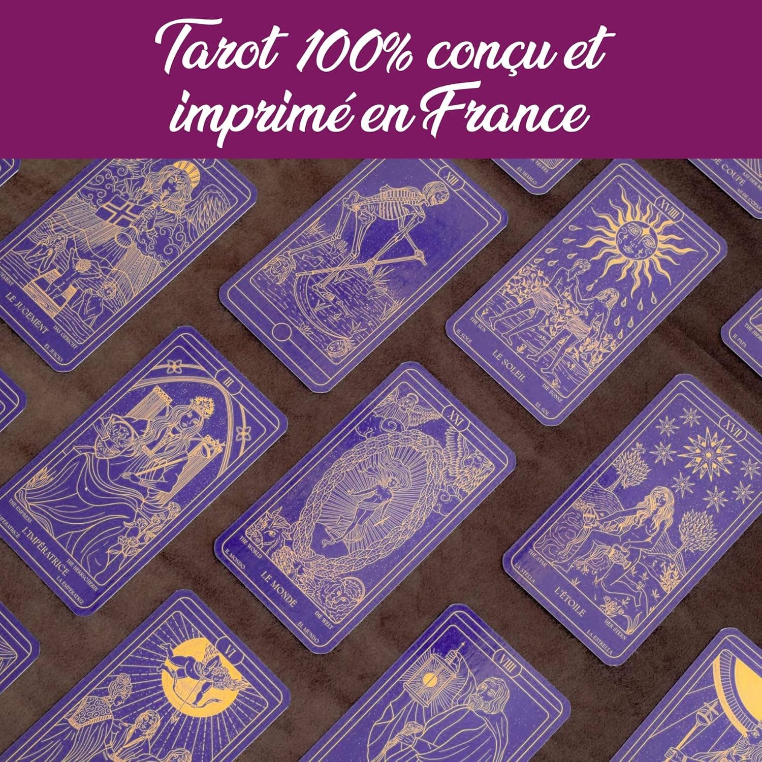 Vibratis – Großhandel Tarot-Karten – Tarot de Marseille – Tarot-Orakel mit Begleitheft und E-Book6