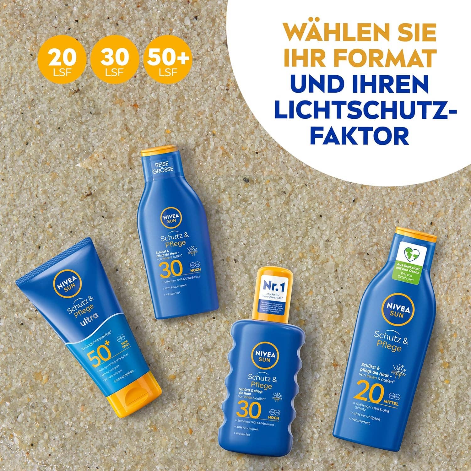 schutzoutlet - Wholesale Sunscreen - NIVEA SUN | Protect & Care Sun Lotion SPF 30 - 250ml3