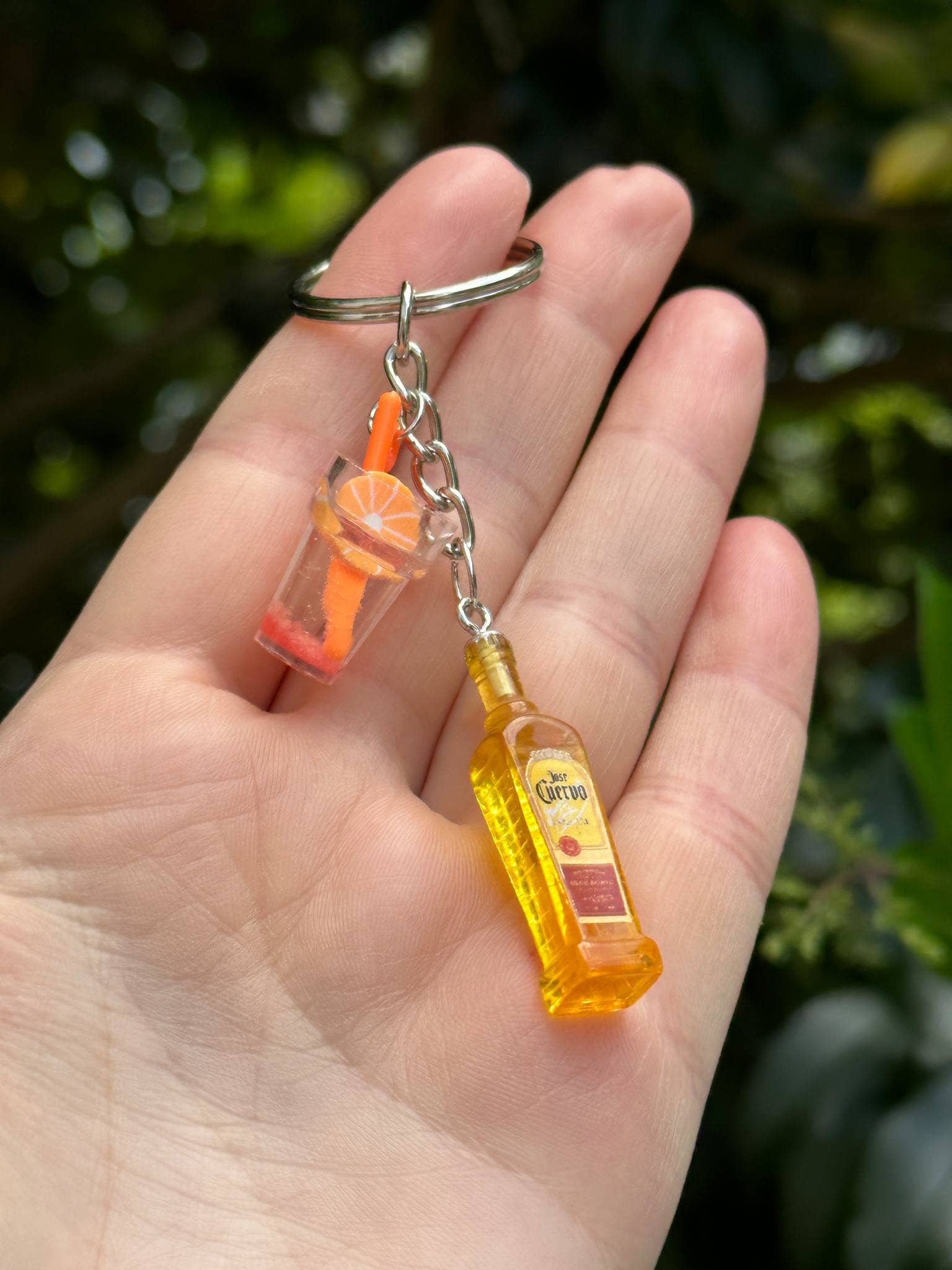 Arcfo Jewelry - Wholesale Keychain - Unisex - J. Cuervo Tequila Charm Keychain with Cocktail Cup – Fun 2