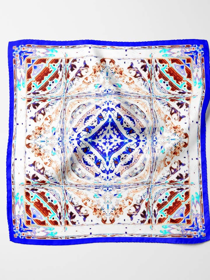 Écharpe en soie, collection MARE pour la vente par FAD Fashion Art Design