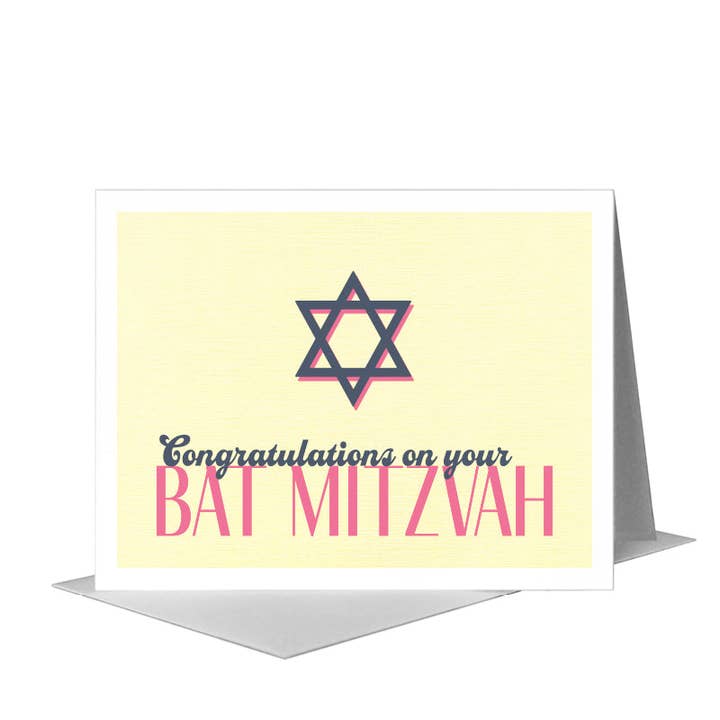 Star of David, Greeting Card (#8028D) for wholesale by Printed Canvas