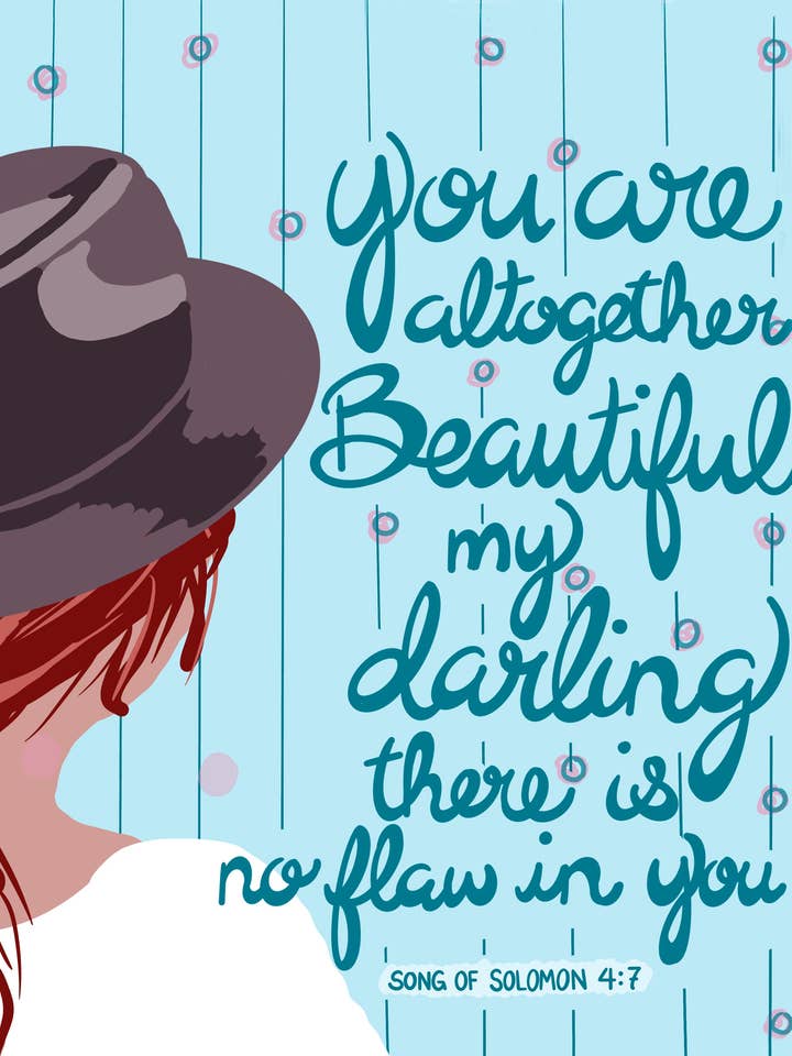 Altogether Beautiful Artwork Print for wholesale by Laura Adams