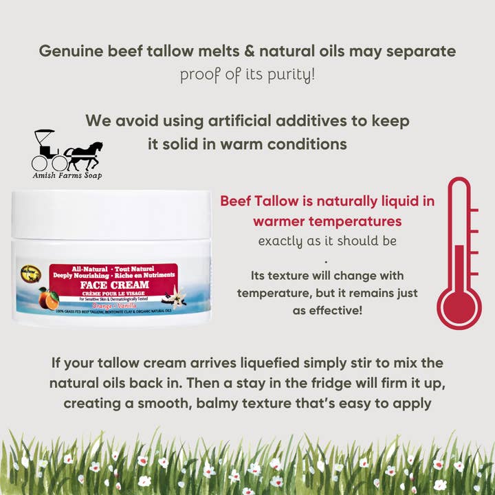 Amish Farms Soap - Wholesale Anti-Aging Moisturizer - Amish Farms All Natural Tallow Face Cream5