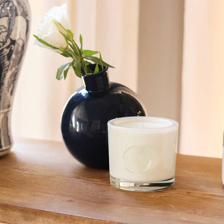 etúHOME - Wholesale Jar/Filled Candle - Black Currant + Green Pepper Candle, Bordeaux (7.4 oz)