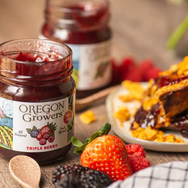 Oregon Growers - Wholesale Jam/Jelly - Triple Berry Fruit Spread