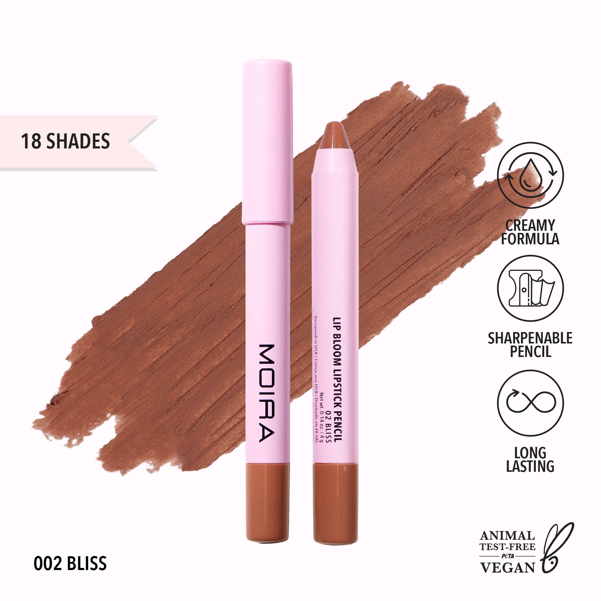 Moira Cosmetics - Wholesale Lipstick - Lip Bloom Lipstick Pencil1