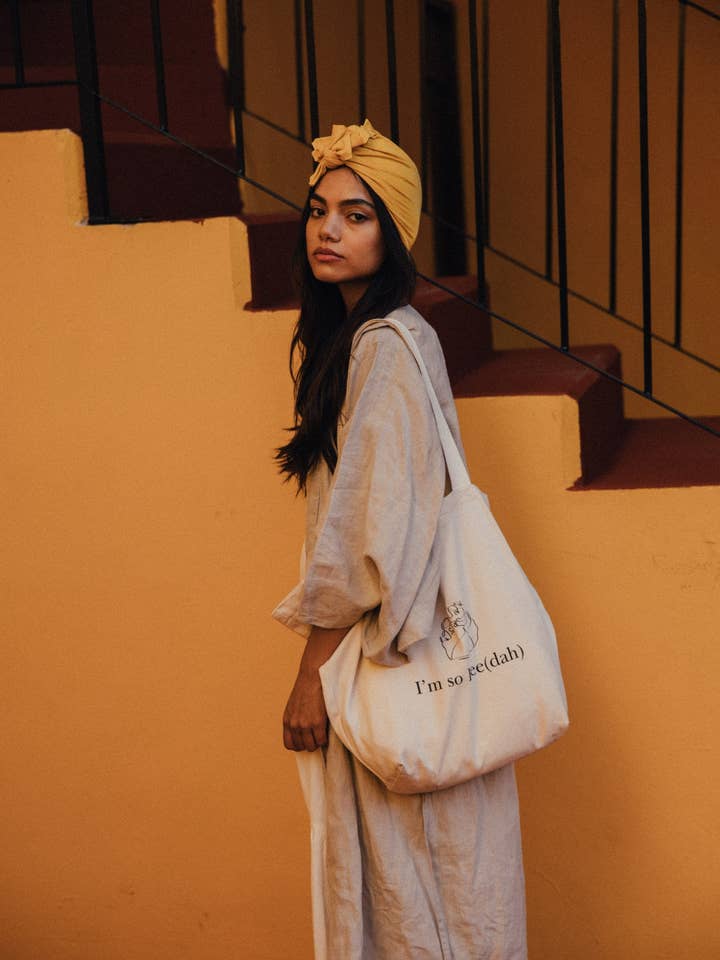 Turbante de mostarda leve de bambu nº 3 por atacado de Looks by Luks