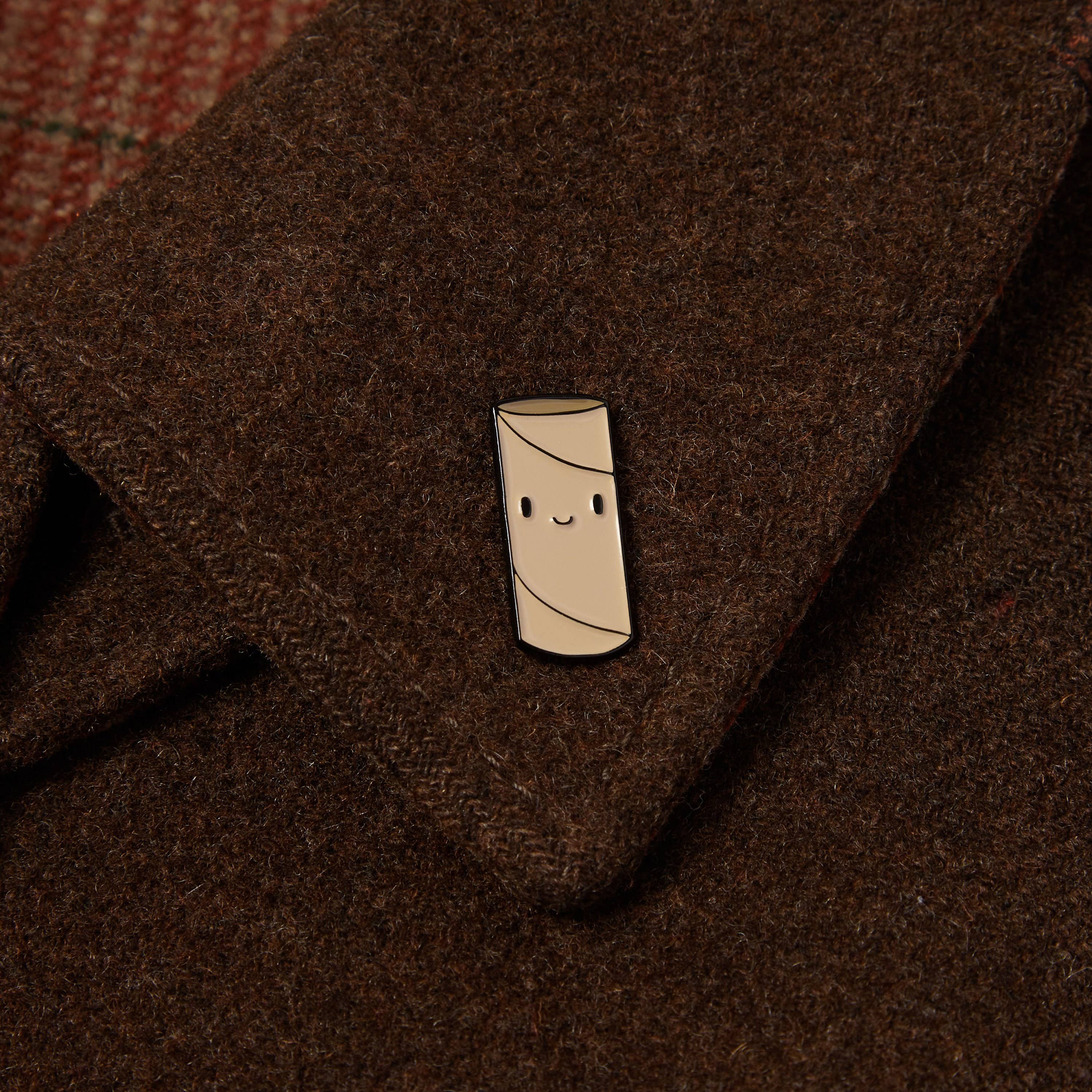 Higglebees – wholesale Lapel pin/button – Toilet Roll Tube - Enamel Pin Badge3