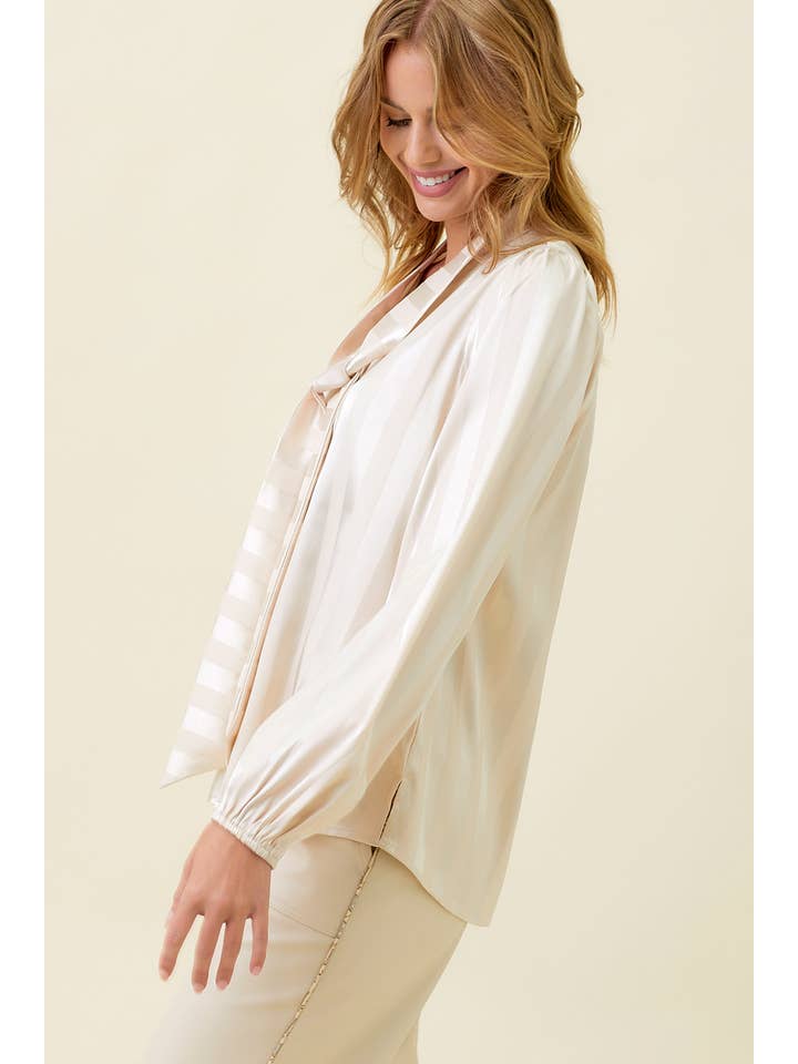 Mystree - Wholesale Blouse - Women's - 60325 Flowy Striped Blouse26