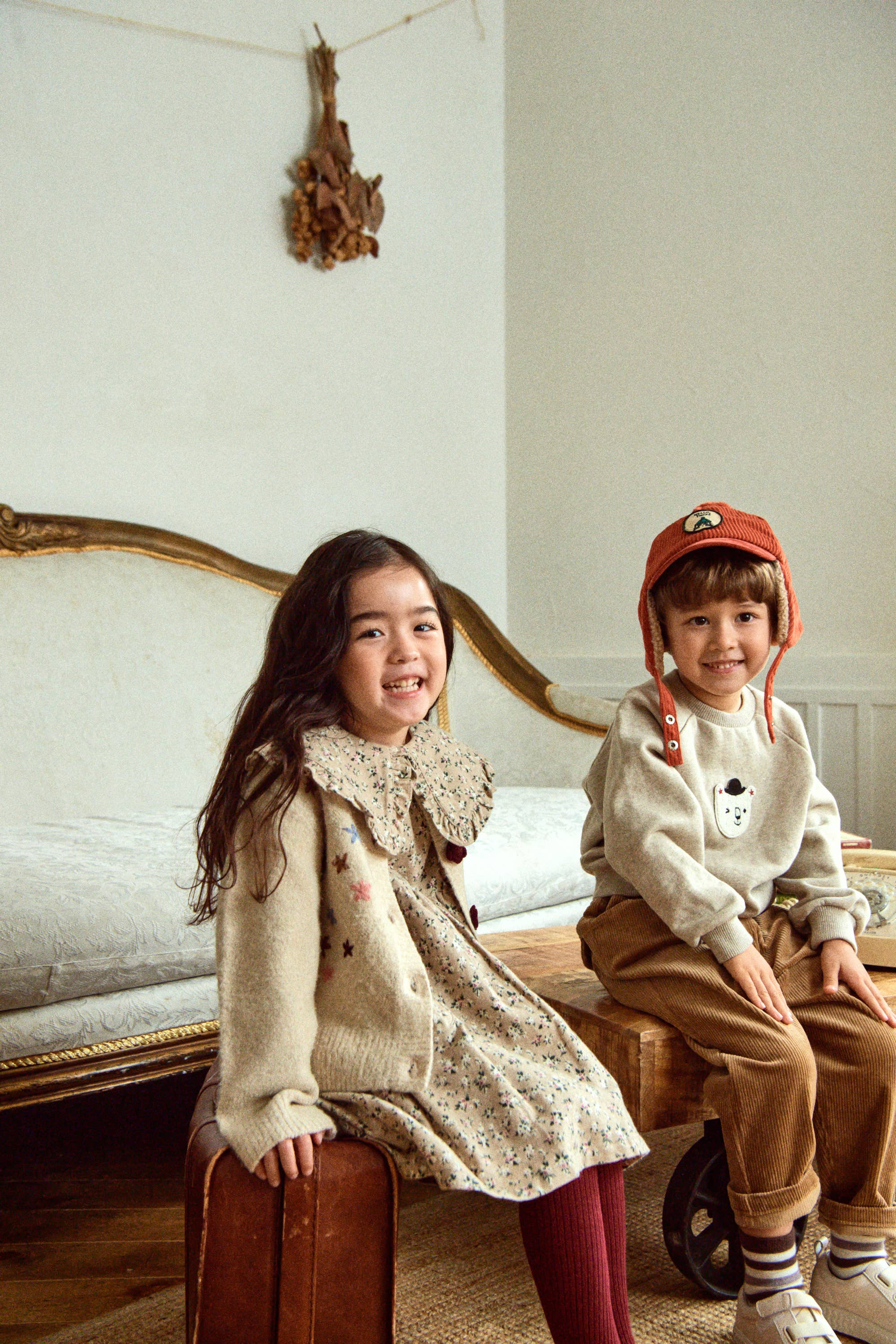 ToTo Heros - Wholesale Jurk - Kinderen - Bloemenprint jurk met kraag en mini tas9