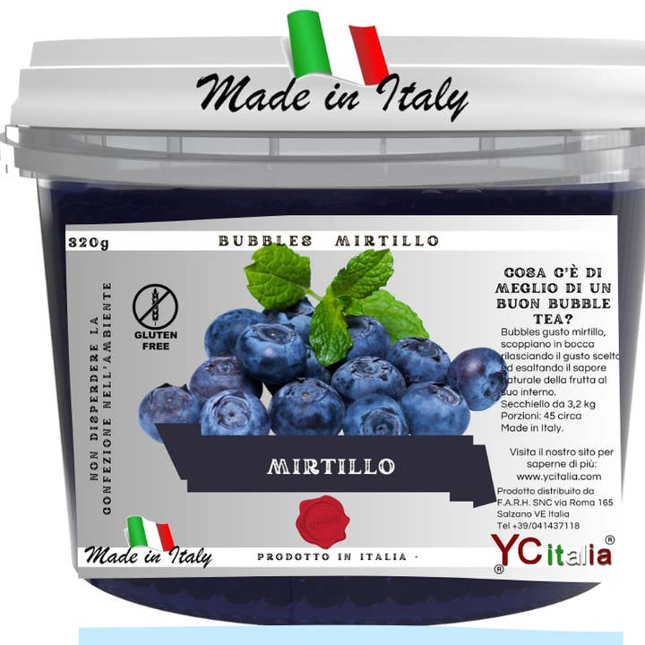 Bubble tea Bubbles blueberry 3.2 kg for wholesale by Bubble tea YcItalia