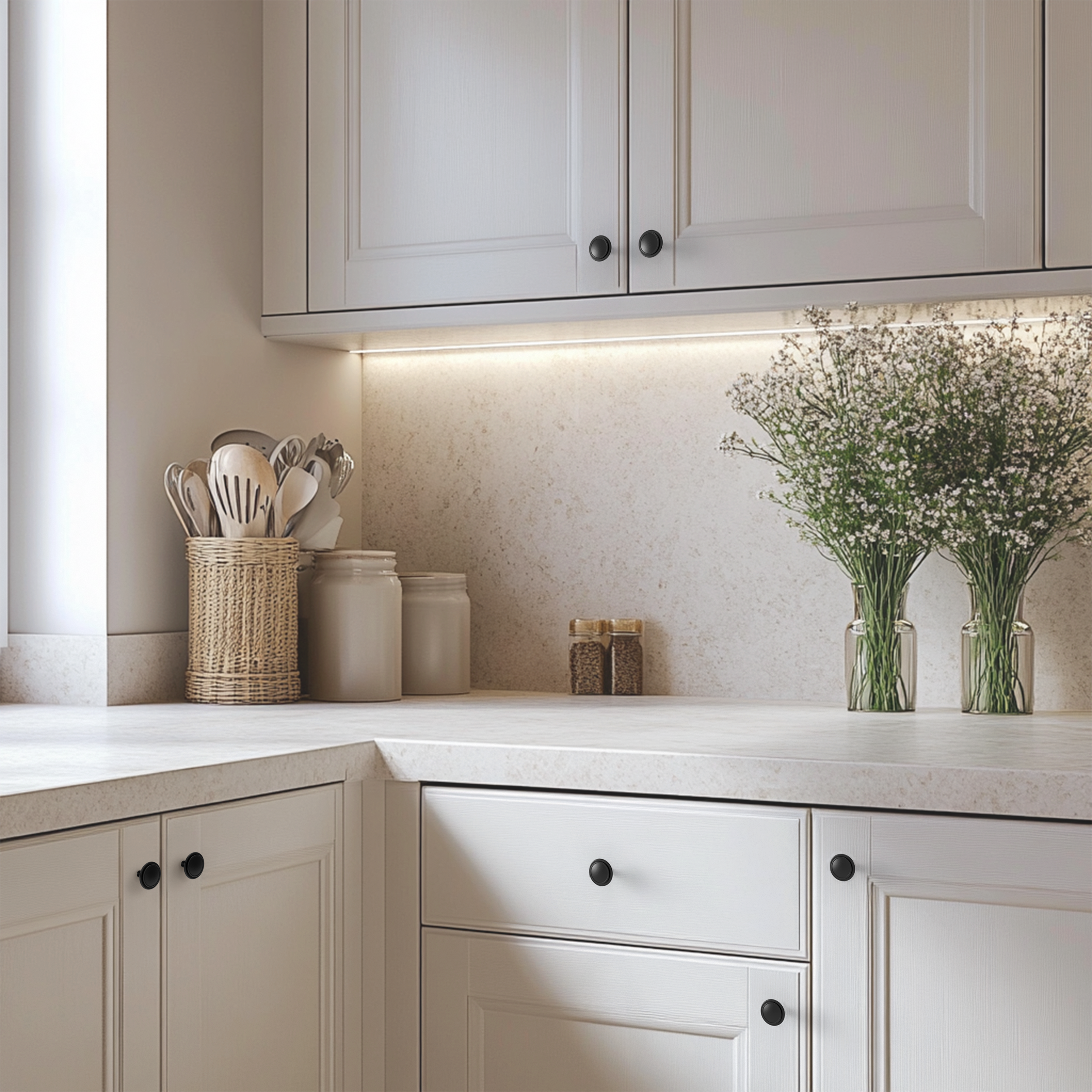 Island Universe Hardware Inc. - Wholesale Knob/Pull - Top Ring Round Cabinet Knob5