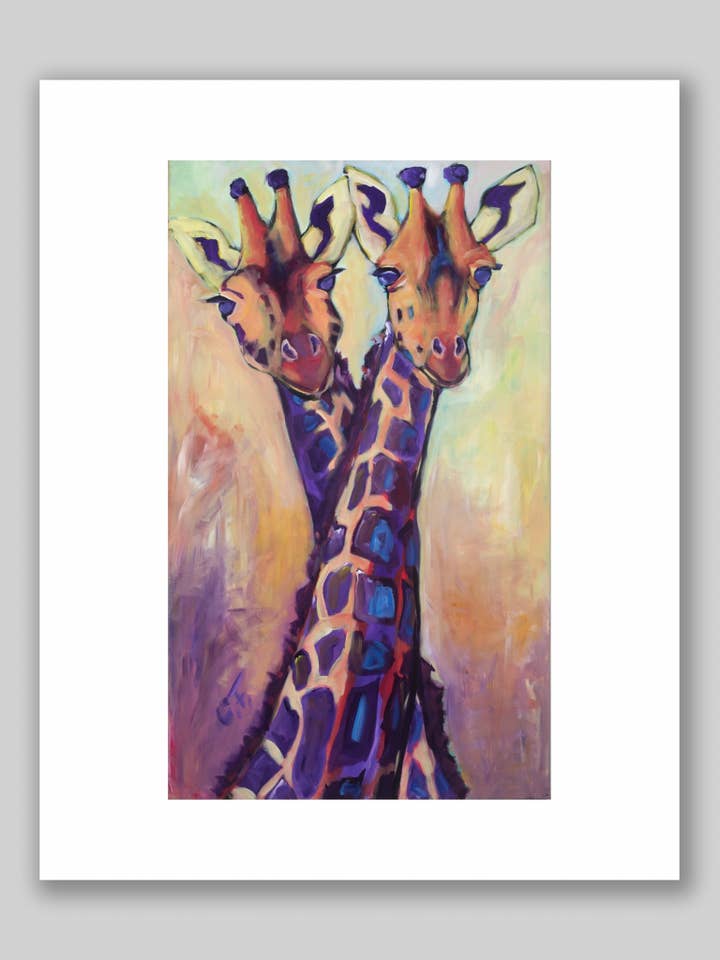 Twins - Gematteerde print voor wholesale door Illuminate Artisan