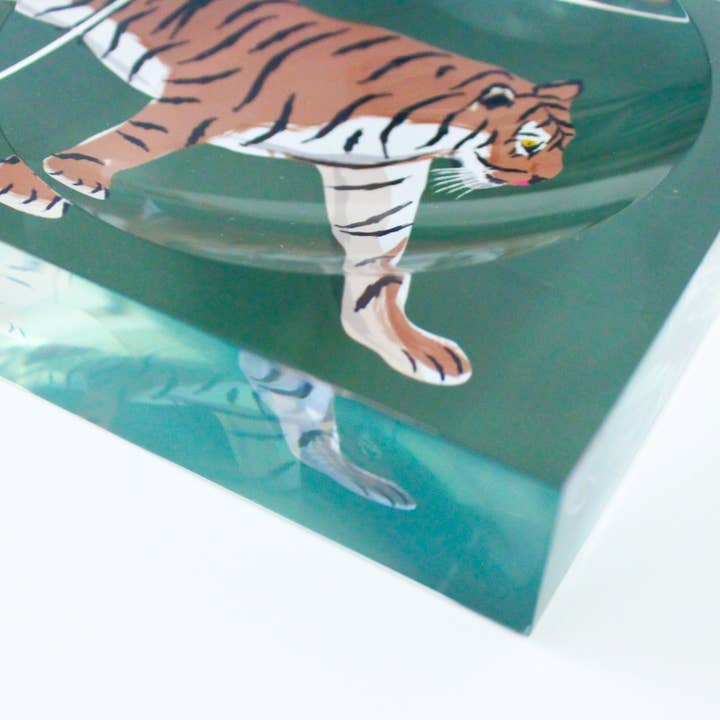 Clairebella Personalized Gifts & Pillows - Wholesale Decorative Tray - Tiger Valet Tray | Catchall Trays | Valet Catch All Tray4