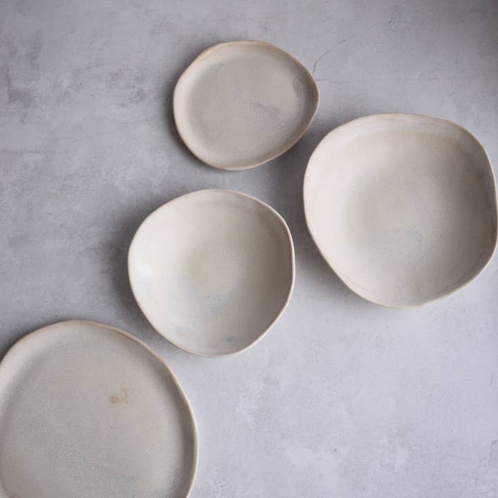 Laima Ceramics - Wholesale Dinner Plate - Porcelain "Sahara" beige matte tableware plates and bowls