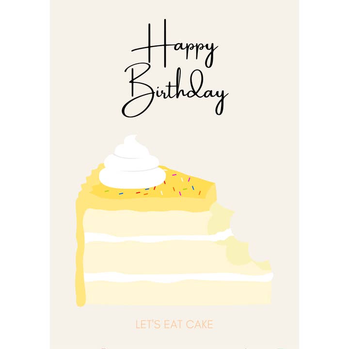 Alexis S Photography - Wholesale Birthday Card - Birthday Cake