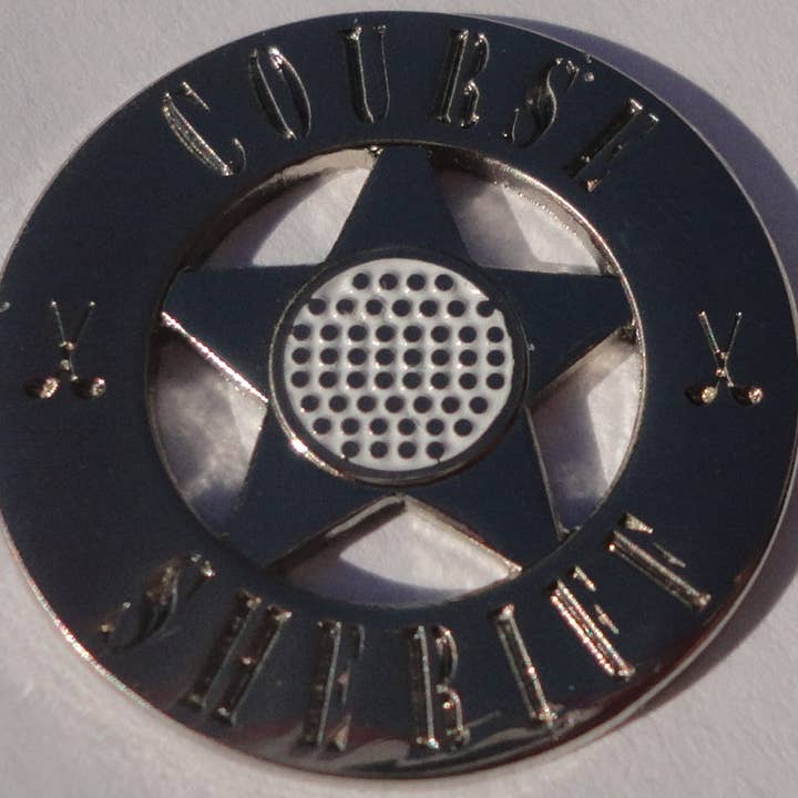 Fun Markers - Wholesale Sporting Accessories - Course Sheriff Ball Marker2