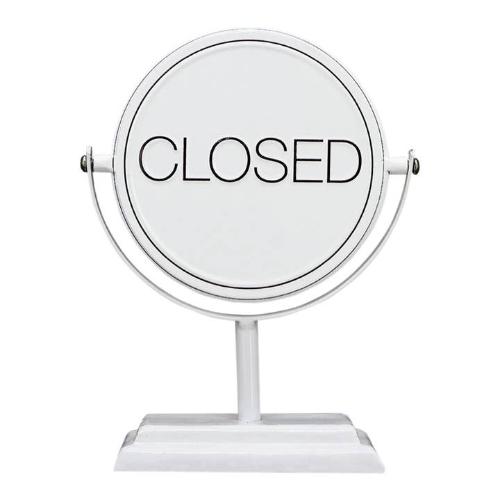 Decorazione da tavolo in metallo su 2 lati apri/chiusi girevoli per la vendita all'ingrosso da parte di Paris Loft Inc