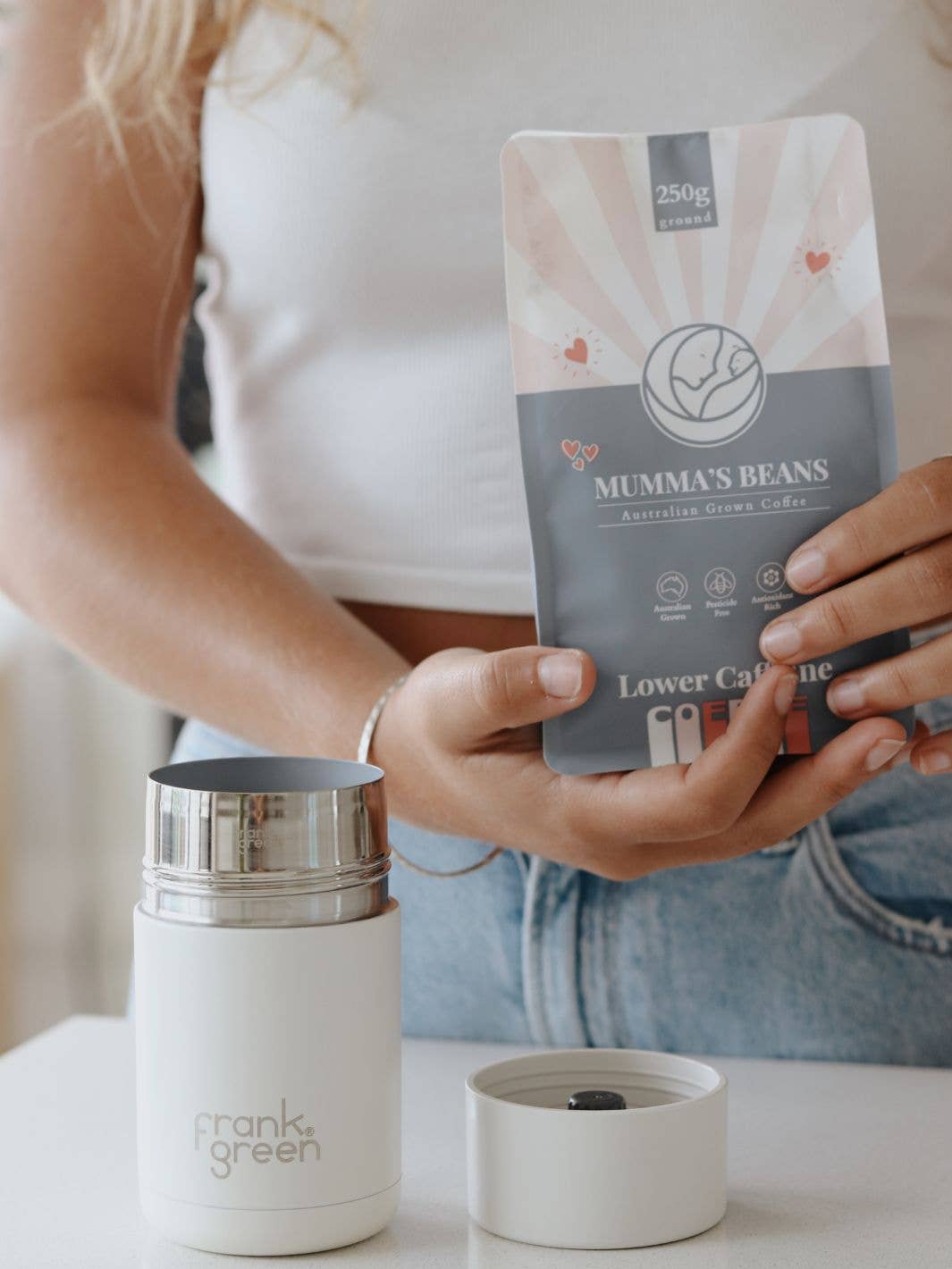 Mumma's Beans Coffee + Skincare - Wholesale Ground coffee - Low Acid Lower Caffeine Australian Grown Coffee4