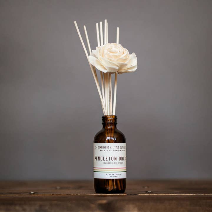 Pendleton Oregon Reed Diffuser "Camp Rebellion" for wholesale by R. Rebellion