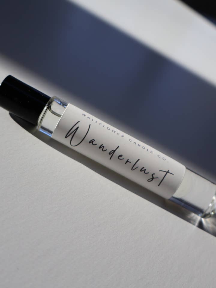 Wanderlust Rollerball Parfume for engroshandel hos Wallflower Candle Co.