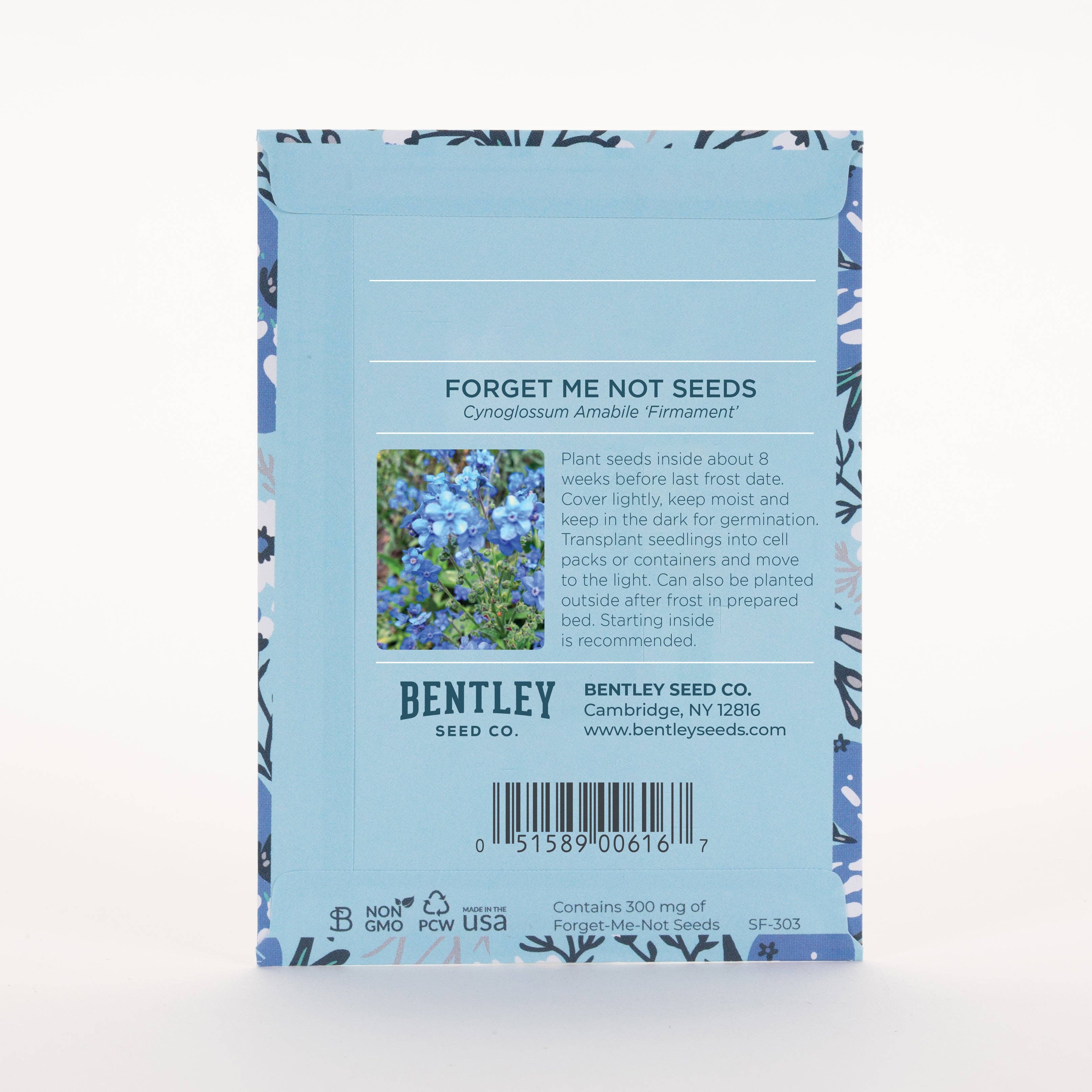 Bentley Seed Co. - Wholesale Plant Seeds - Help Us Grow Forget Me Not - Forget Me Not Seed Packets2