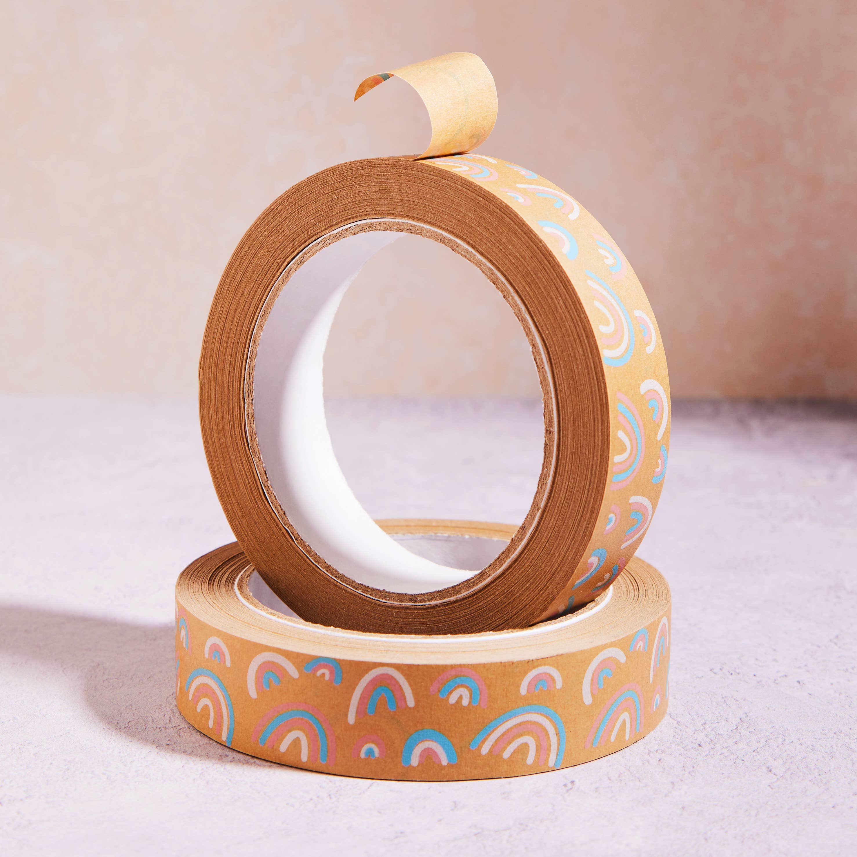 Sonder Tapes Ltd – wholesale Tape – Printed Paper Sticky Tape - Rainbow Print