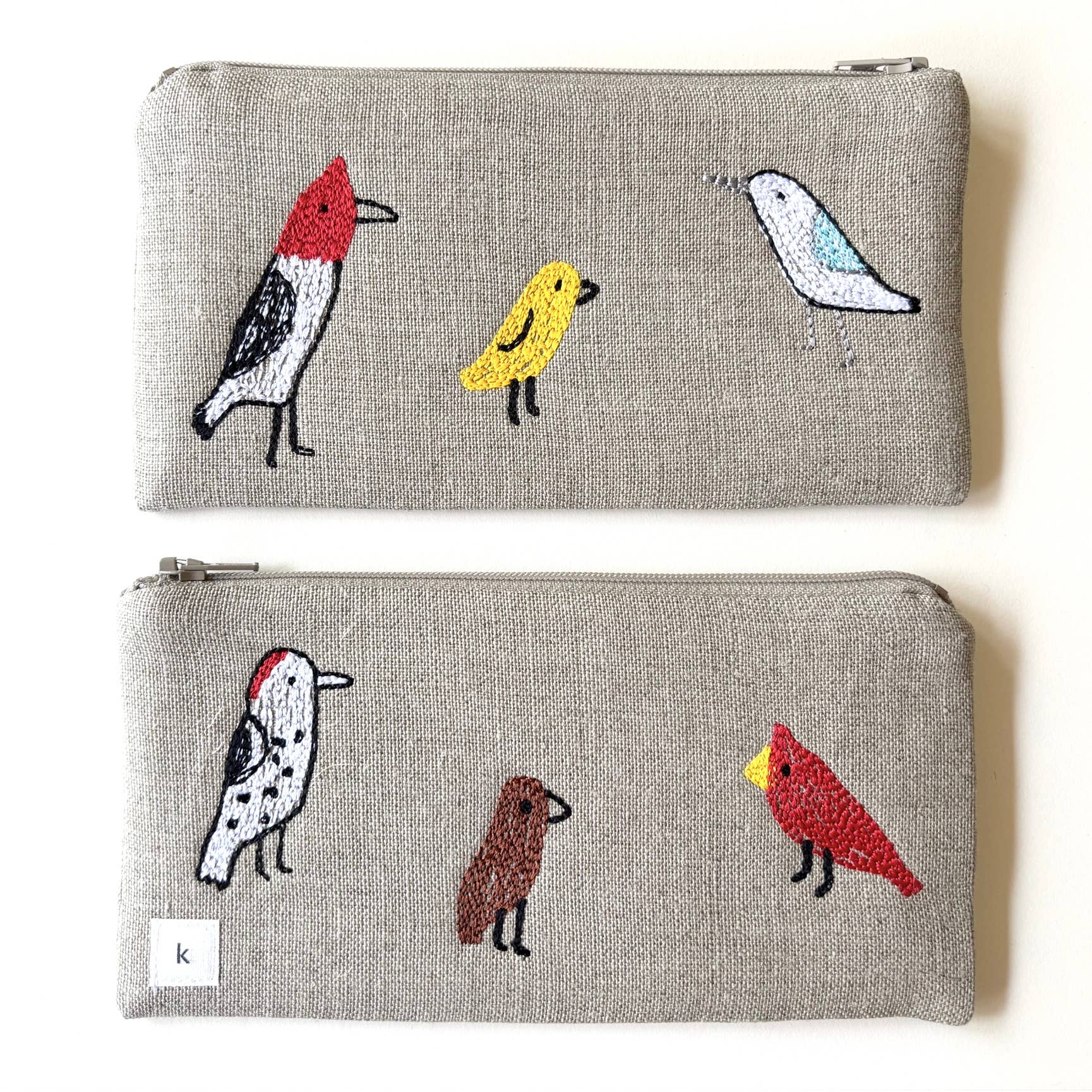 K Studio - Wholesale Pouch - Women's - Backyard Birds Pouch1
