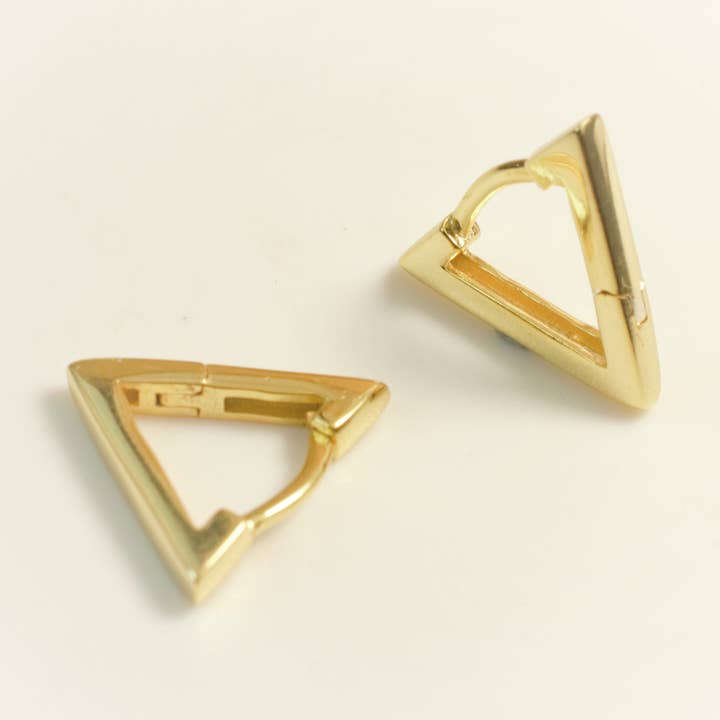 triangle earrings - delicate earrings for wholesale by Diat