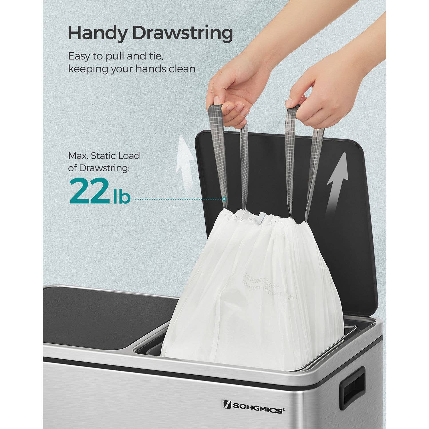 Greenwestons - Wholesale Trashcan/Trash Bin - 6.6 Gallon Trash Bags 1 Roll 40 Count-3