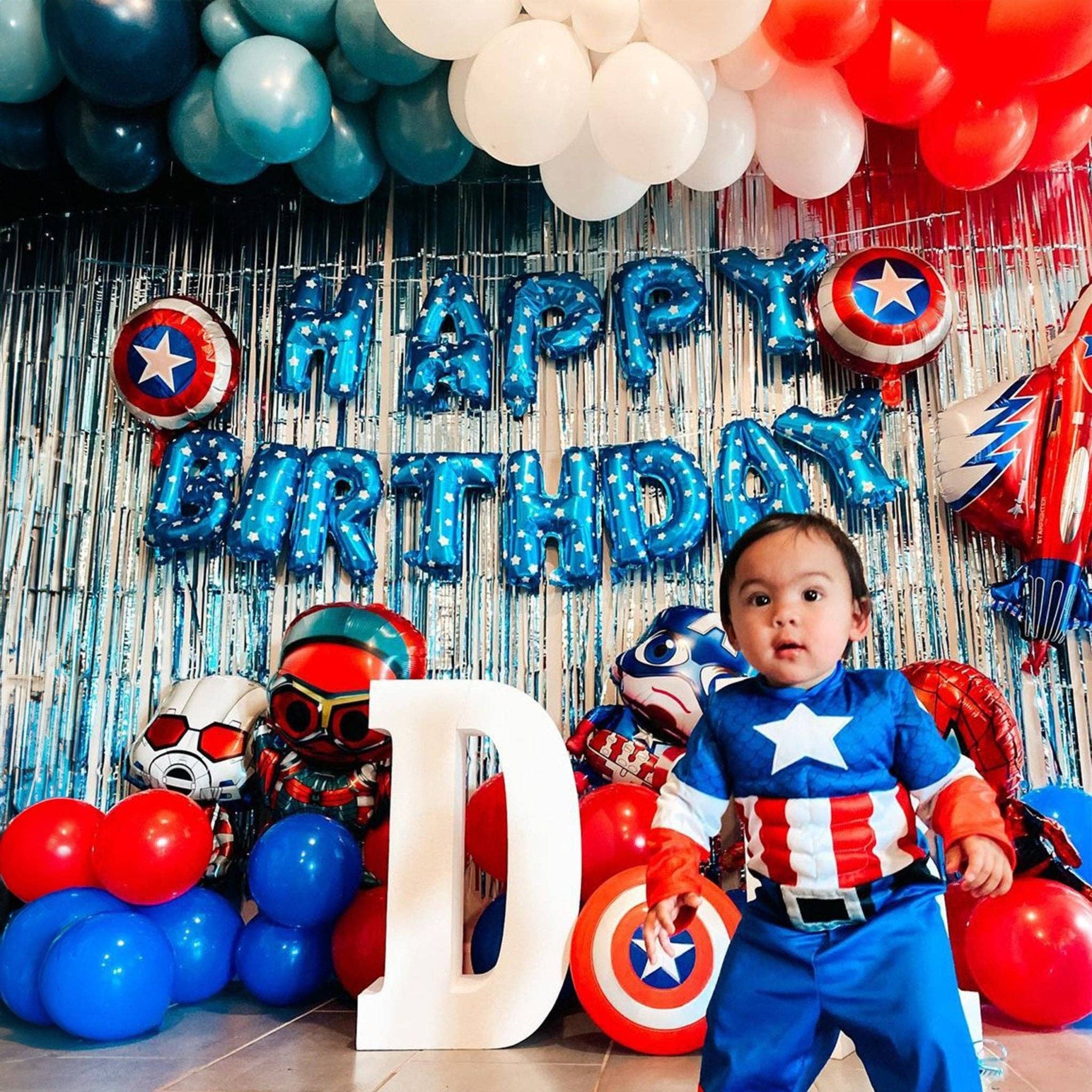Ellie's Party Supply - Wholesale Balloon - 4th of July Balloon Arch Kit - Patriotic Balloon Garland Kit1