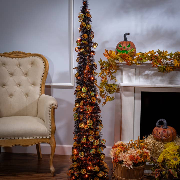 The Gerson Companies - Wholesale Christmas Decoration - 65 in. Illuminating Halloween Pop Up Tree1