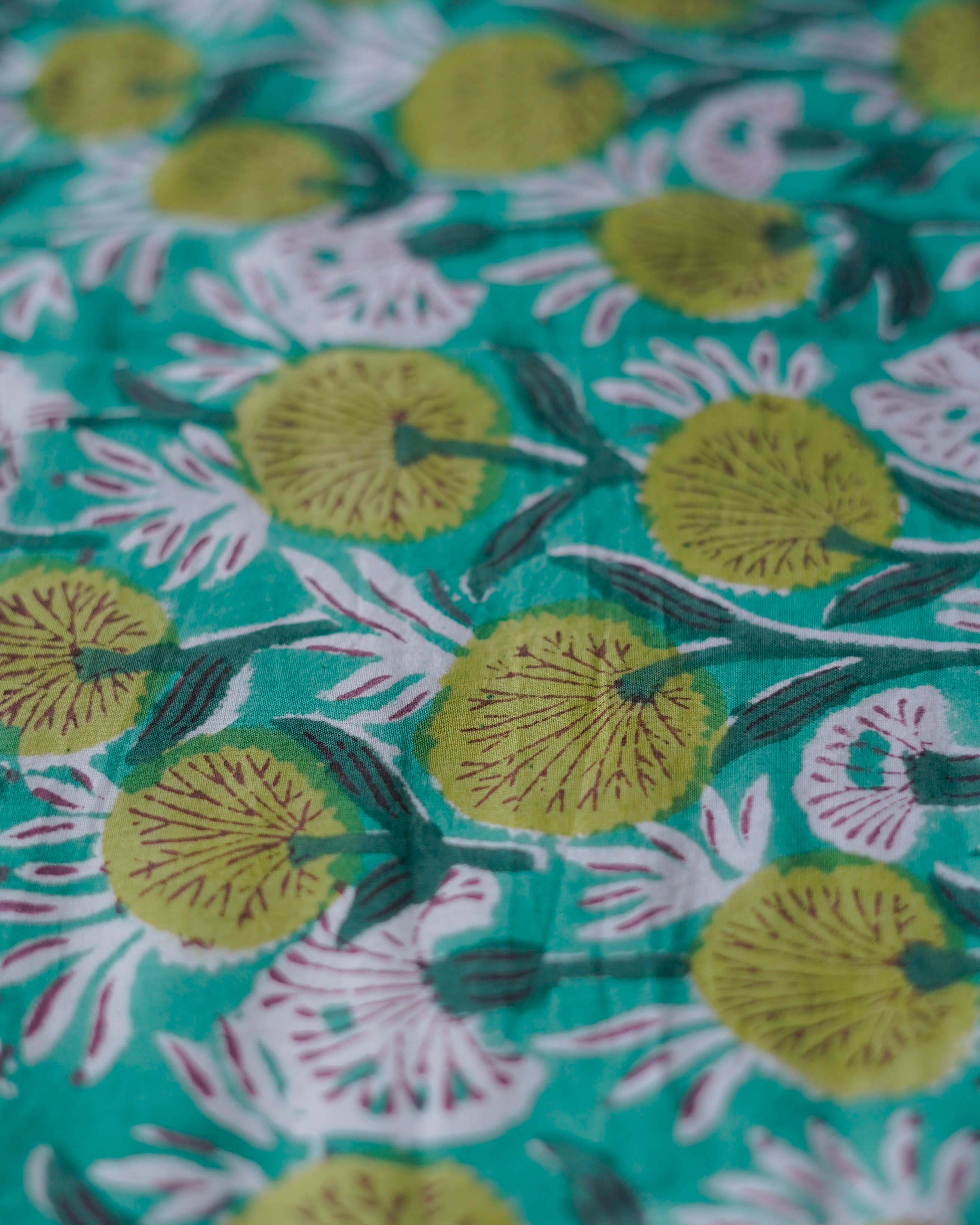 Annahmol - Wholesale Quilt - Kids & Baby - Wood Block Print Reversible Cotton Baby Blanket14