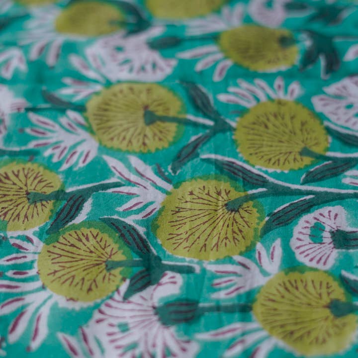 Annahmol - Wholesale Quilt - Kids & Baby - Wood Block Print Reversible Cotton Baby Blanket14