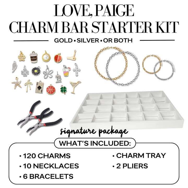 Signature Charm Bar Starter Kit Bundle for wholesale by Love, Paige Designs