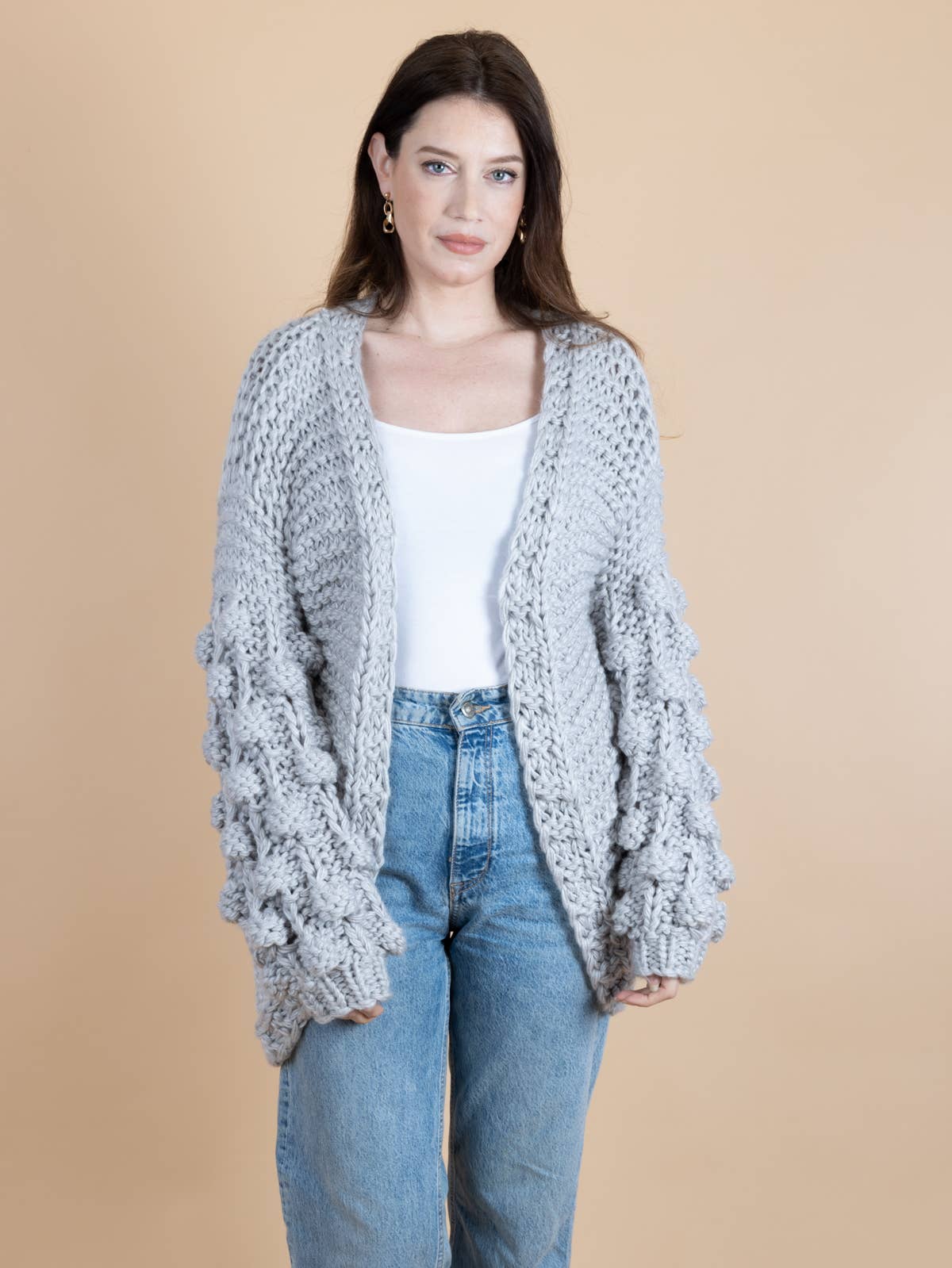 SAACHI - Wholesale Cardigan - Dames - Gebreid vest met snuistermouwen14